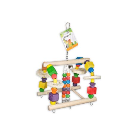 Vadigran Toy Bird Work Out Fun Πολύχρωμο Παιχνίδι Πτηνών 36cm