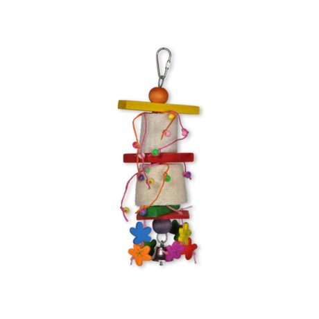 Vadigran Toy Bird Barrels Multi-Color Παιχνίδι Πτηνών Βαρέλια Πολύχρωμο 27cm