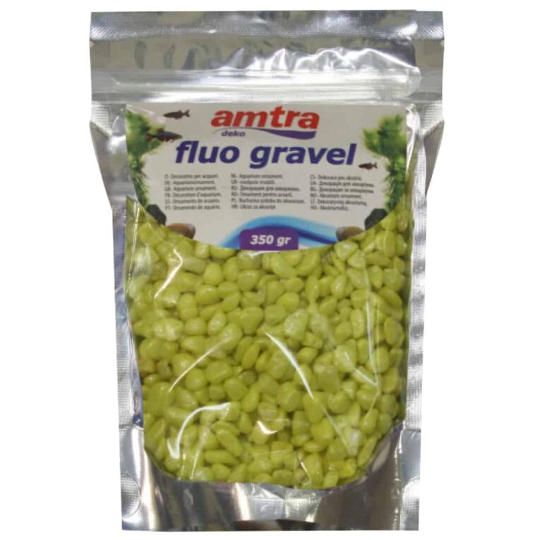 pethellas_Διακοσμητικό χαλίκι FLUO GRAVEL Κίτρινο 350gr