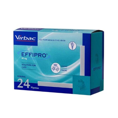 Virbac Effipro Spot On Αντιπαρασιτικό για Εξωπαράσιτα Γάτας 24 Πιπέτες
