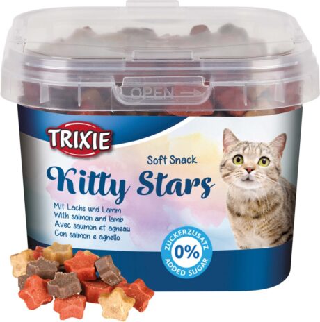 Trixie Kitty Stars Λιχουδιές Γάτας με Αρνί & Σολομό 140gr
