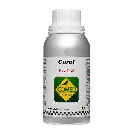 Comed Curol Φυσικό Έλαιο με Ωμέγα 3-6-9 για Ανοσοποιητικό, Υγιές Φτέρωμα & Μείωση Στρες Περιστεριών 250ml