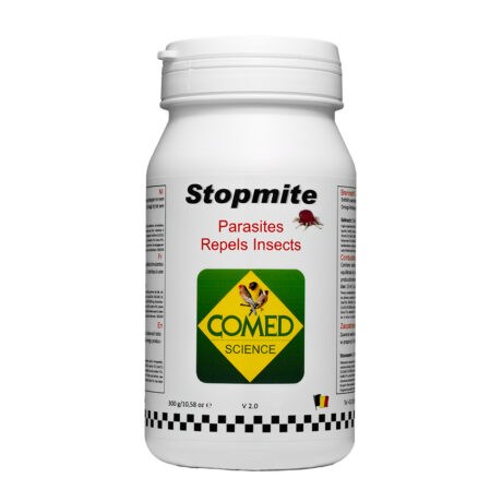 Comed Stopmite Σκεύασμα με Αιθέρια Έλαια για Καταπολέμηση Παρασίτων, Καθαρότερα Κλουβιά & Υγιές Φτέρωμα Περιστεριών 300gr