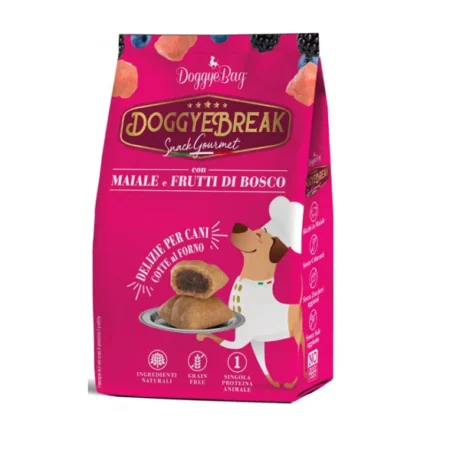 Doggyebag Doggyebreak Λιχουδιές Σκύλου με Χοιρινό και Βατόμουρα (-2,00 ευρώ)