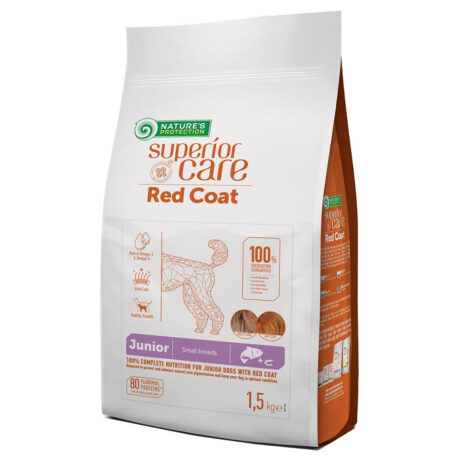 Nature's Protection Red Coat Salmon Junior Grain Free Mini Ξηρά Τροφή Σκύλου με Σολομό 1.5kg