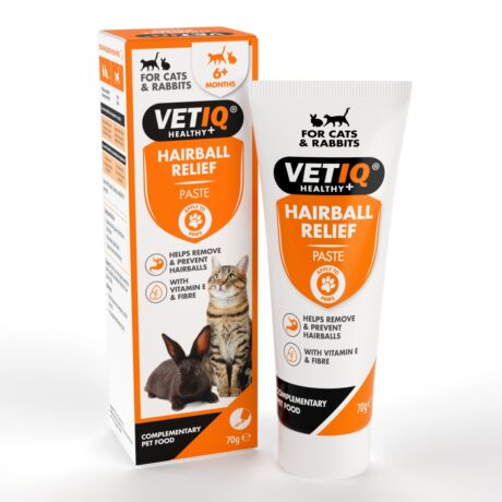 VetIQ Hairball Relief Αντιμετώπιση Τριχόμπαλας για Γάτες 70gr