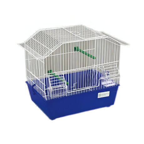 Domus Molinari Lusso Bianca Κλουβί Ωδικών Πτηνών 43x24x36cm