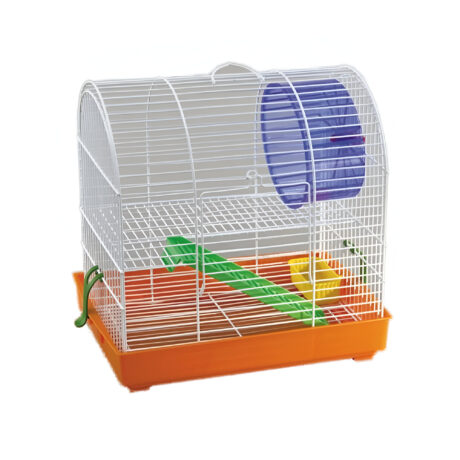 Domus Molinari Criceto Small Bianca Κλουβί για Τρωκτικά 33x21x33cm