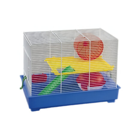 Domus Molinari Criceto Jerry Bianca Κλουβί για Τρωκτικά 44x26x33cm