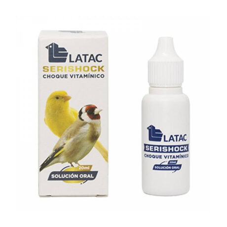 Latac Serishock Συμπλήρωμα με Βιταμίνες και Ιχνοστοιχεία για Πτηνά 20ml