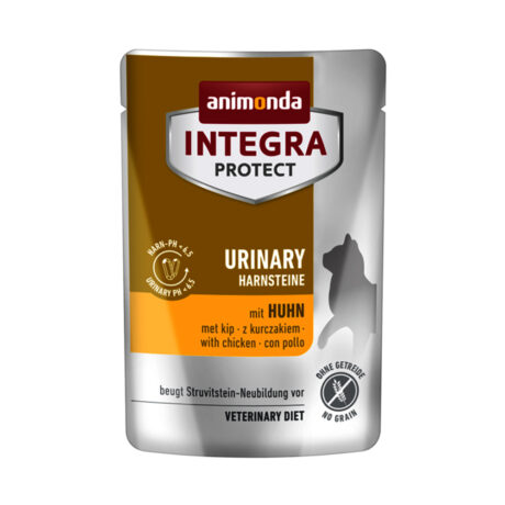 Animonda Integra Urinary Struvit Pouch Υγρή Τροφή Γάτας με Κοτόπουλο 85gr