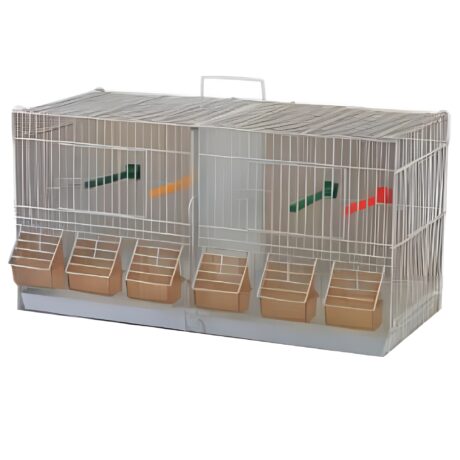 Pet Camelot Κλουβί Ζευγαρώστρα Πτηνών Επαγγελματικό Διπλό 60X26X34Cm