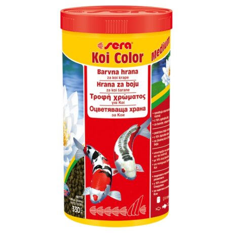 Sera Koi Color Medium Τροφή για Koi σε Κόκκους 1000ml