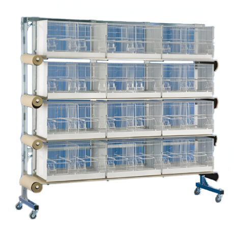 Domus Molinari Batteria Συστοιχία 12 Κλουβιών 60x31x35cm