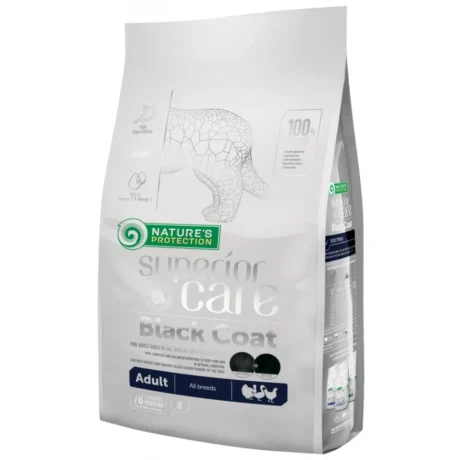 Nature's Protection Dark Coat Poultry Adult All Breeds Ξηρά Τροφή Σκύλου με Πουλερικά 10kg