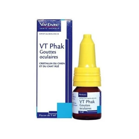 Virbac Vt Phak 5ml Οφθαλμικές Σταγόνες Κατά του Καταρράκτη για Σκύλο και Γάτα
