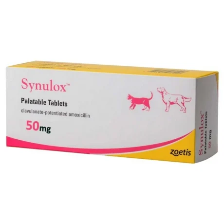 Synulox Αντιβιοτικό για Σκύλους & Γάτες 50mg 10 Δισκία